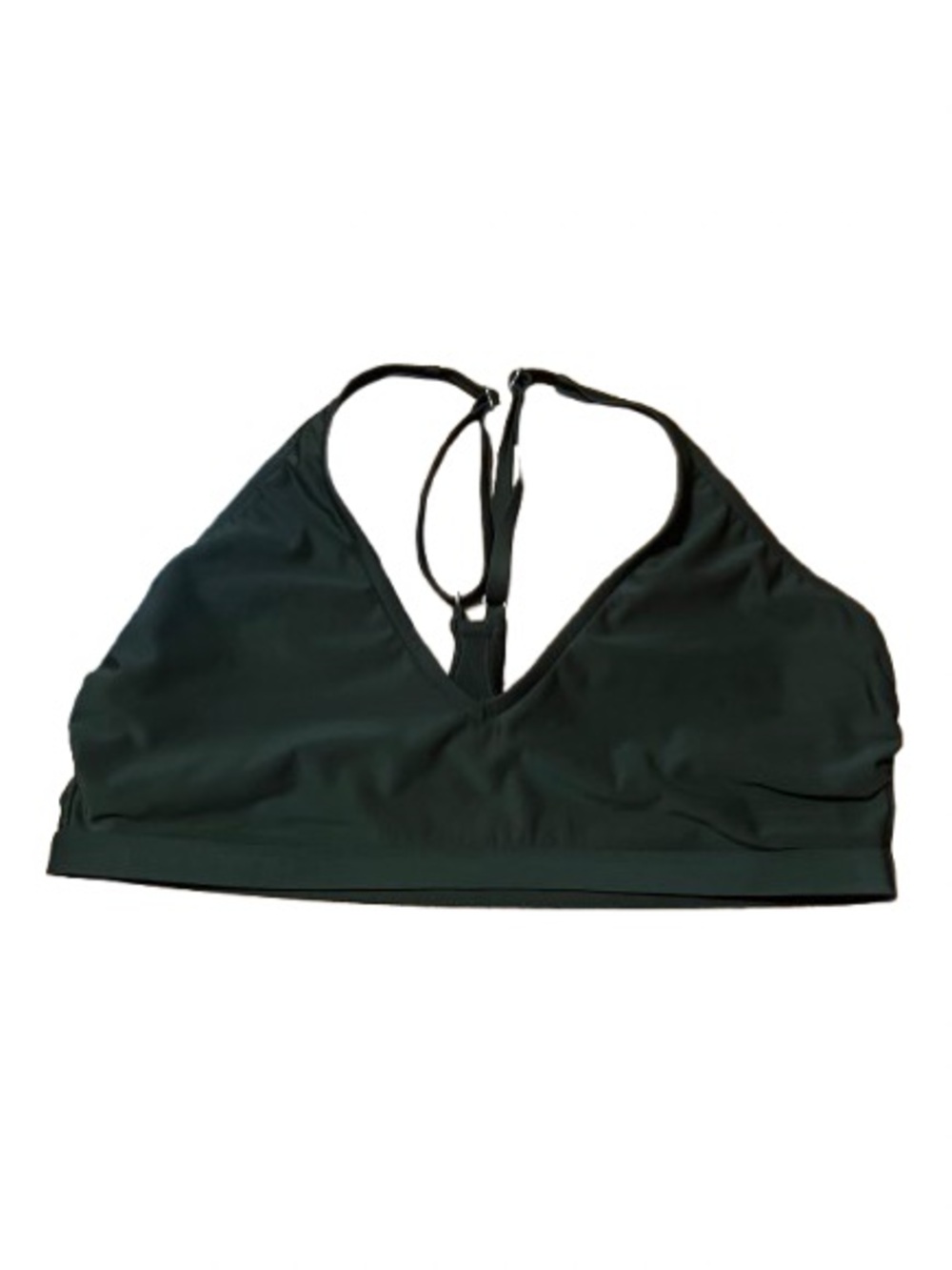 All In Motion Women's Green Triangle Sports Bra - Comfortable Support Size XL
